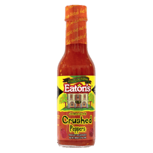 Eatons Jamaican Crushed Pepper Sauce, Pepper Sauce. spicy sauce, product of Jamaica